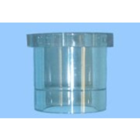 PROFESSIONAL PLASTICS Clear PVC Schedule 40 Reducr Bsh-Spxsl, 437-339L -3.00 X 2.50 (2 Pcs) FITPVCCLREDUCERS40437339L-2